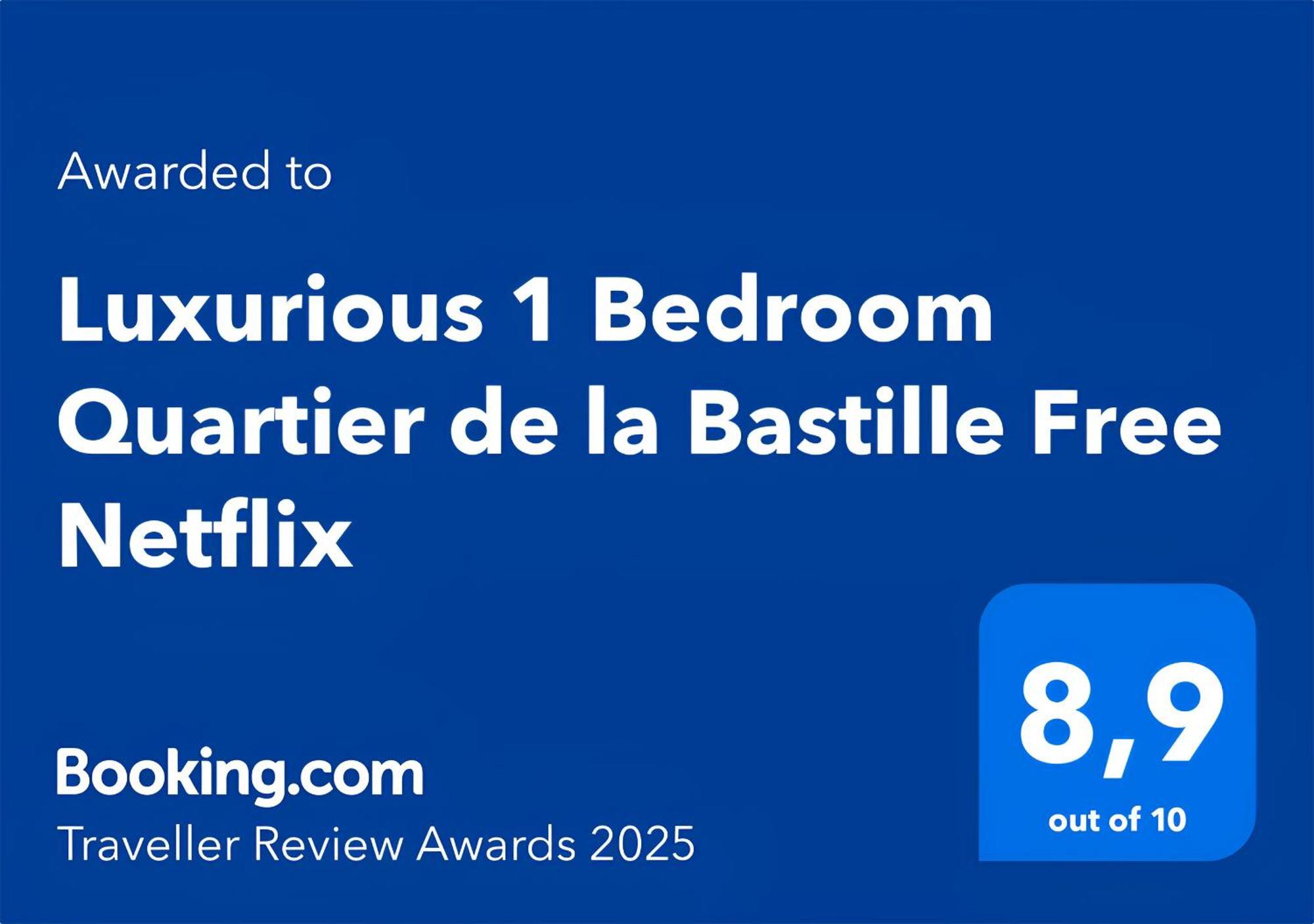 Luxurious 1 Bedroom Quartier De La Bastille Free Netflix 파리 외부 사진